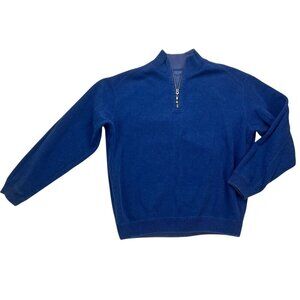 Tommy Bahama Reversible Blue/Purple Pullover Size L